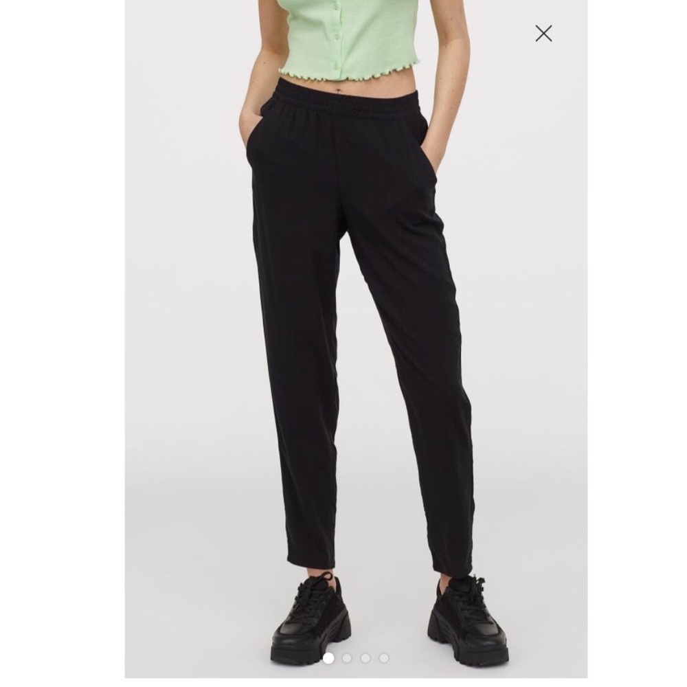 H&M pull on black pants